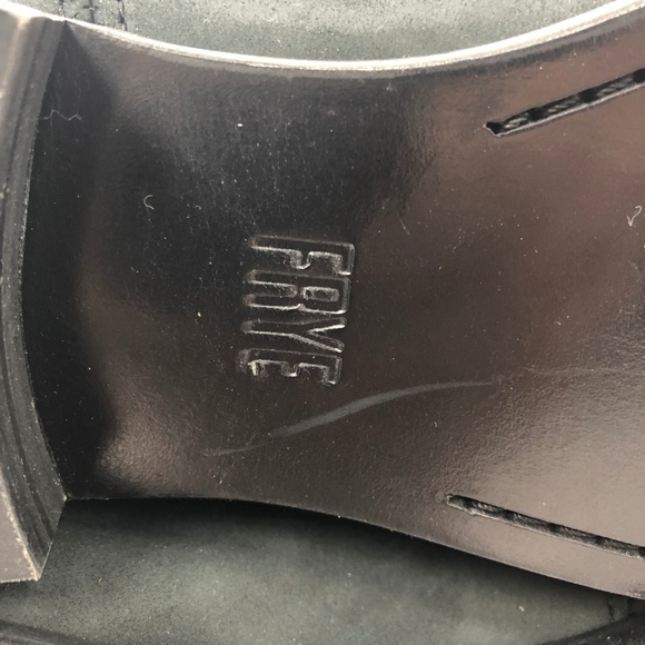 FRYE Women's Roper Boots Suede Gray Black 8 B NEW - Picture 8 of 8